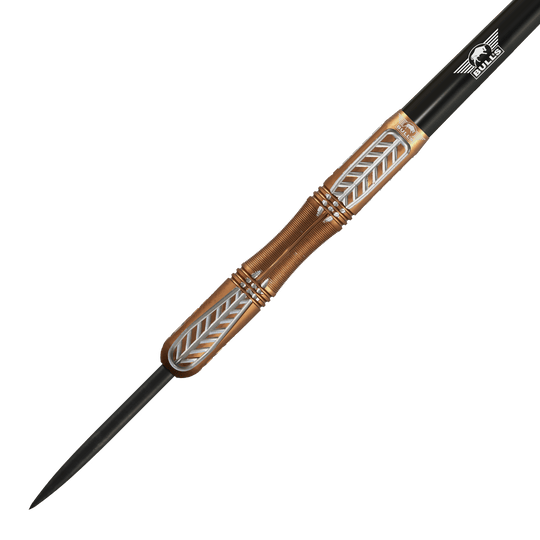 Bulls NL Bronzo True Steel Darts - 23 g Abgebildet sind die Bulls NL Bronzo True Steeldarts - 23g. Die Steeldarts eignen sich für präzises Spielen.