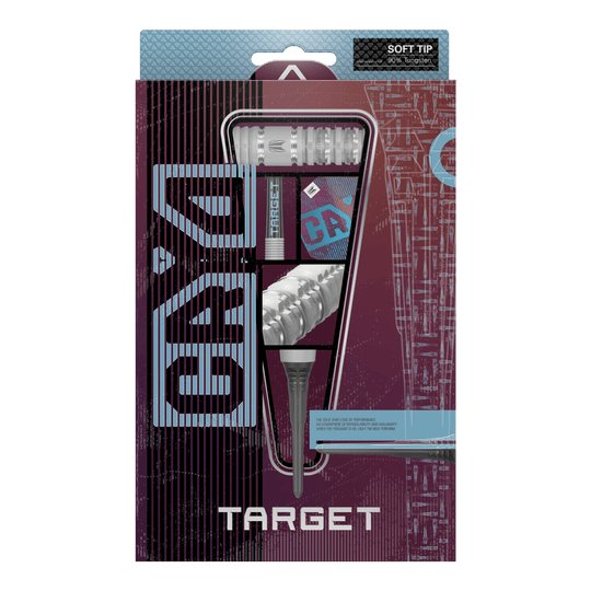Die Abbildung zeigt die Target Cryo 11 Softdarts. Die Darts sind modern gestaltet und besonders für Softdartspiele geeignet.