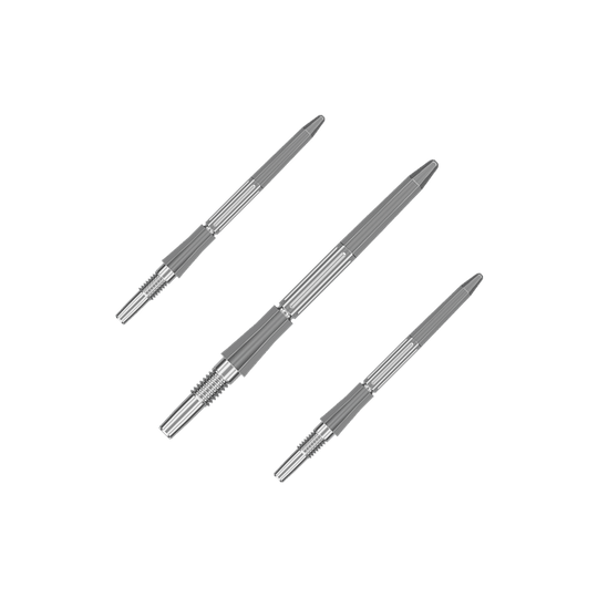 Punte per freccette Target Elysian Archetype 43 Swiss Point in acciaio - Argento Abgebildet ist ein Set silberner Dartspitzen mit einer Länge von 30mm. Die Dartspitzen sind für das Swiss Point System geeignet.