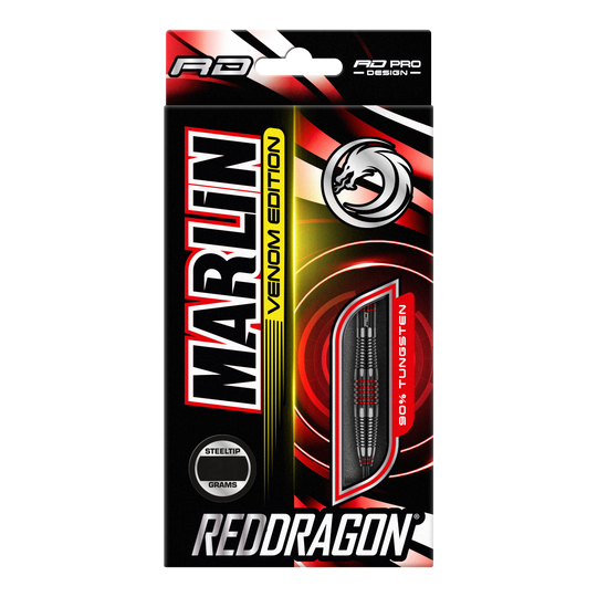 Freccette in acciaio Red Dragon Marlin Venom