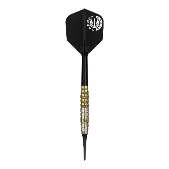 Das Bild zeigt die Target Japan Prime Series Mayuko Morita Mayo GEN7.5 Softdarts mit 20 Gramm. Die Darts sind hochwertig verarbeitet und eignen sich ideal für Softdartspieler.