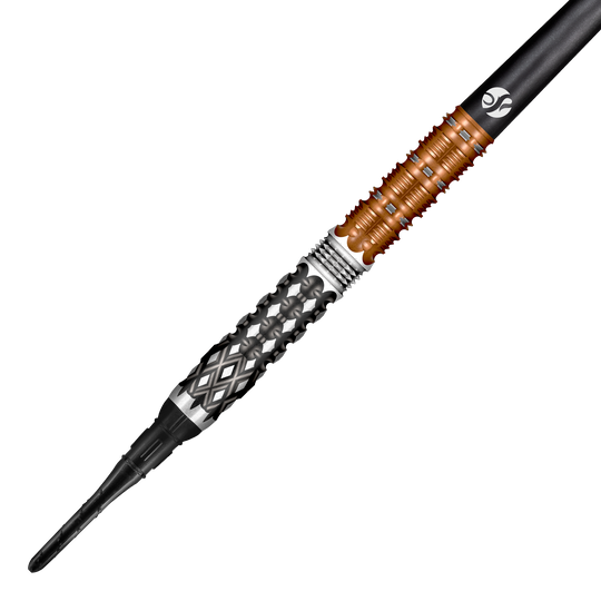 Die Shot Gnarly Gnasha Softdarts - 20g sind auf dem Foto zu sehen. Diese Softdarts eignen sich ideal für anspruchsvolle Dartspieler.