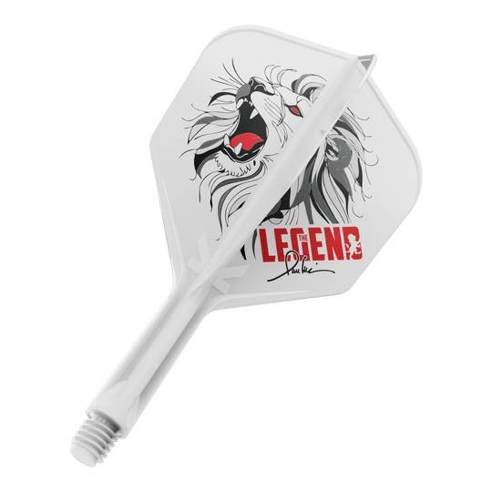 Gezeigt wird ein Dart-Flight-Set mit dem Namen '410264_Target_Japan_K-Flex_Paul_Lim_The_Legend_Printed_No6_Flights_19mm_1'. Es handelt sich vermutlich um bedruckte Flights im No6 Design mit 19 mm Größe.