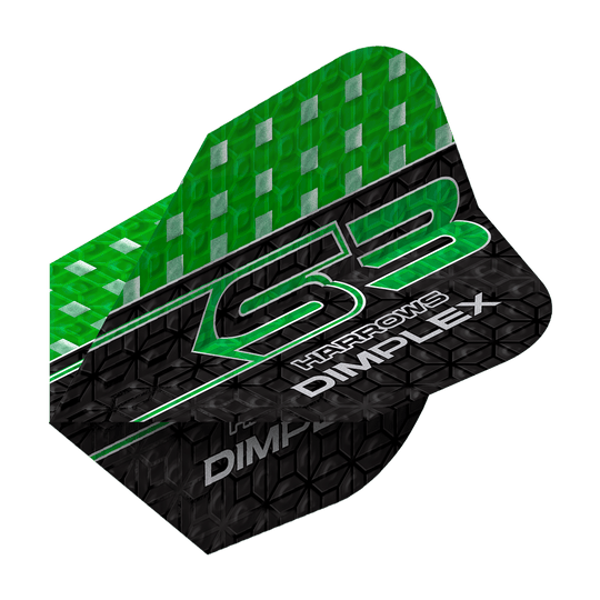 Harrows Dimplex S3 Flights - Verde Harrows Dimplex S3 Flights - No6 sind hier dargestellt. Das Design ist vielfältig und farbig.