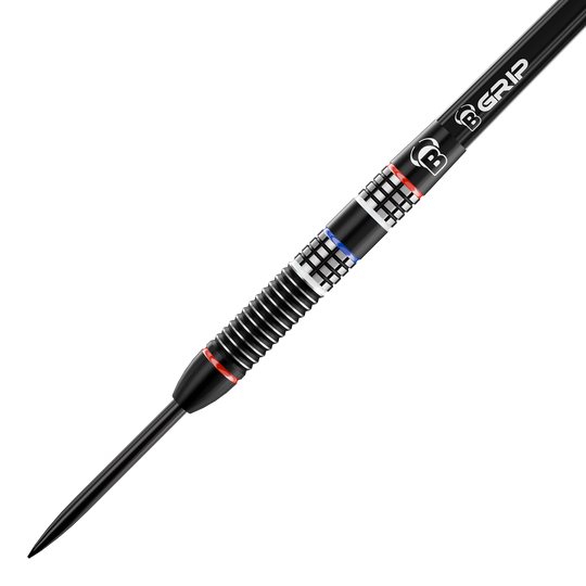 Bulls Cor Dekker The Sheriff Steeldarts - 23 g Zu sehen sind Bulls Cor Dekker The Sheriff Steeldarts mit einem Gewicht von 23 Gramm. Die Darts bieten eine hohe Verarbeitungsqualität.