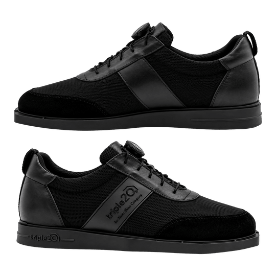 Scarpe Triple20 Dart in tessuto con chiusura a torsione - nere