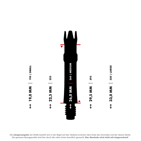 Alberi di ricambio per sistema L-Style - Rosso trasparente Hier erkennt man Ersatzshafts mit silberfarbener Beschichtung. Sie sind lose angeordnet.