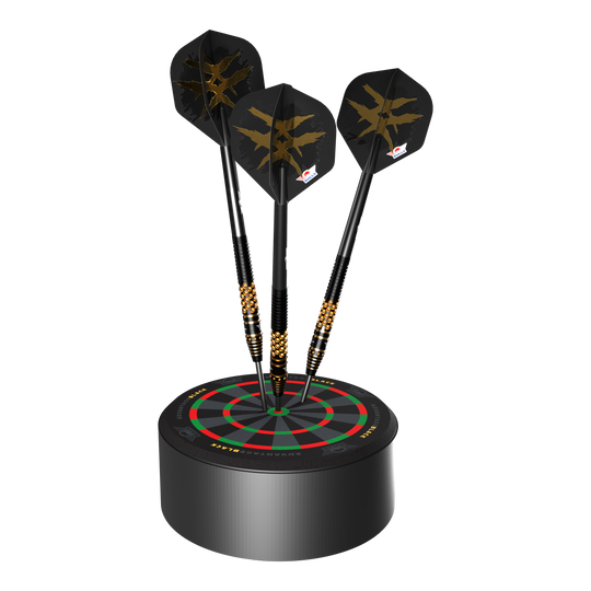 Porta freccette mini Bulls NL Advantage nero Abgebildet ist der Bulls NL Advantage Black Mini Dart Display Darthalter. Dieser Halter dient zur Präsentation und Aufbewahrung von Mini-Darts.