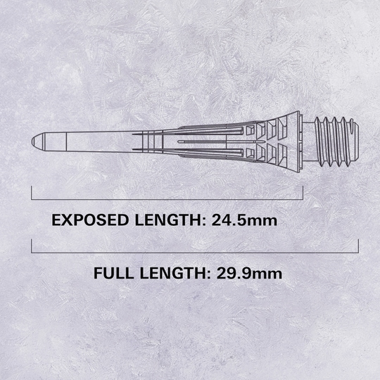 Target Cryo Soft Dart Tips Confezione da 30 - Bianco Dieses Bild zeigt den Target Cryo Softdartspitzen 30er Pack in der Farbe Weiß. Die Spitzen werden zum Wechseln bei Softdarts verwendet.
