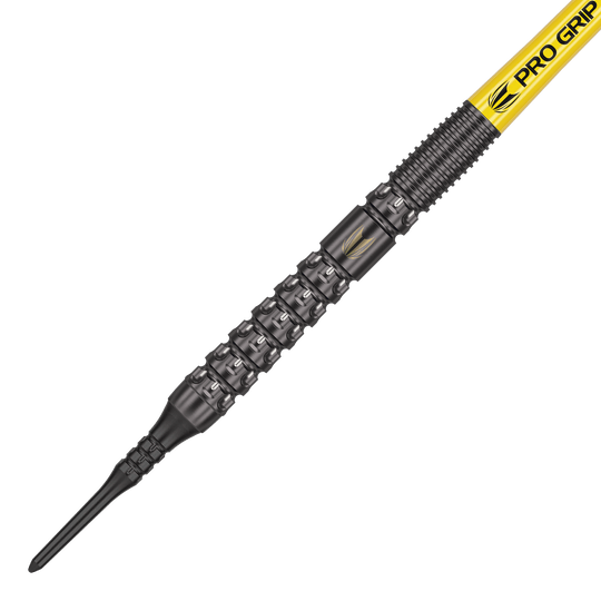 Freccette morbide Target Luke Littler GEN1 - 19 g Das Bild zeigt ein Dart-Produkt. Es trägt den Dateinamen '210324_Target_Luke_Littler_GEN1_Softdarts_2_(1)'.