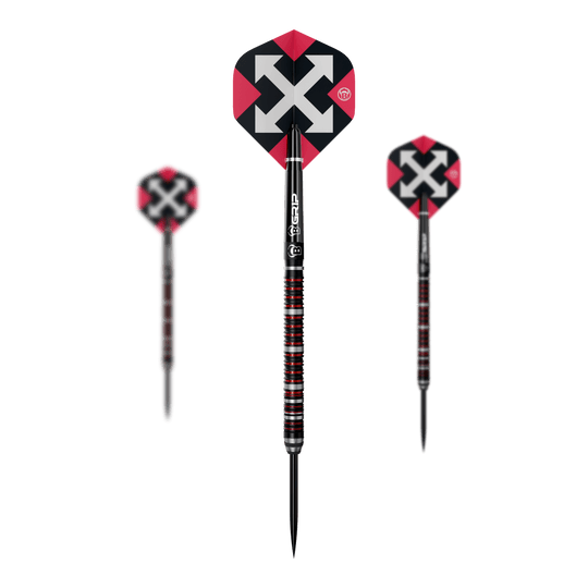 Freccette in acciaio Bulls Sixty S2 Abgebildet ist das Set Bulls Sixty S2 Steeldarts. Das Set eignet sich ideal für Dart-Enthusiasten.