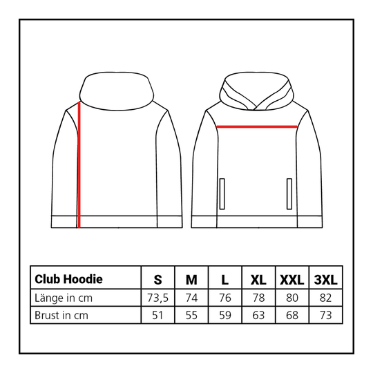 Felpa con cappuccio Lions Collection Club Der Löwen Kollektion Club Hoodie ist auf diesem Bild abgebildet. Es handelt sich um einen gemütlichen Kapuzenpullover für den Alltag.