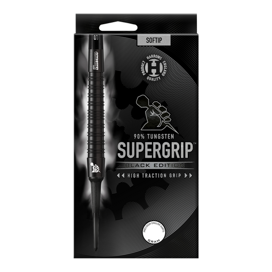 Freccette morbide Harrows Supergrip Black Edition