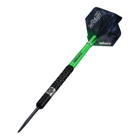Freccette in acciaio Unicorn Wraith Ross Smith - 22 g Unicorn Wraith Ross Smith Steeldarts mit einem Gewicht von 22g werden auf diesem Bild dargestellt. Das Produkt ist für präzises Dartspiel entwickelt.