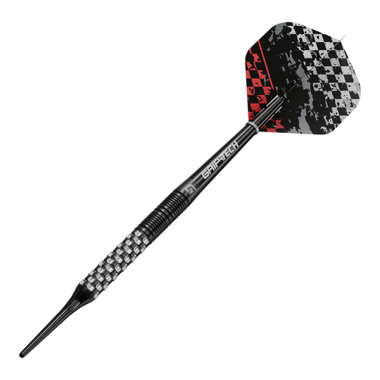 Freccette morbide GOAT Finish Line - 20 g Hier sieht man die GOAT Finish Line Tungsten Softdarts mit 20g Gewicht. Diese Softdarts eignen sich für ambitionierte Spieler.
