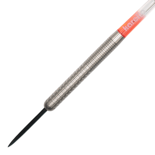 Freccette in acciaio Karella Comic Line CL-1 - 22 g Zu sehen ist ein Karella Comic Line CL-1 Steeldarts - 22g Dartpfeil. Das Bild stellt Merkmale des Produkts dar.