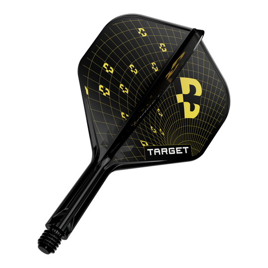 Alette standard Target K-Flex Bolide No2 Abbildung eines Dart-Flights, wahrscheinlich Target K-Flex Bolide No2 Standard in 19mm. Das Produkt ist einzeln dargestellt.
