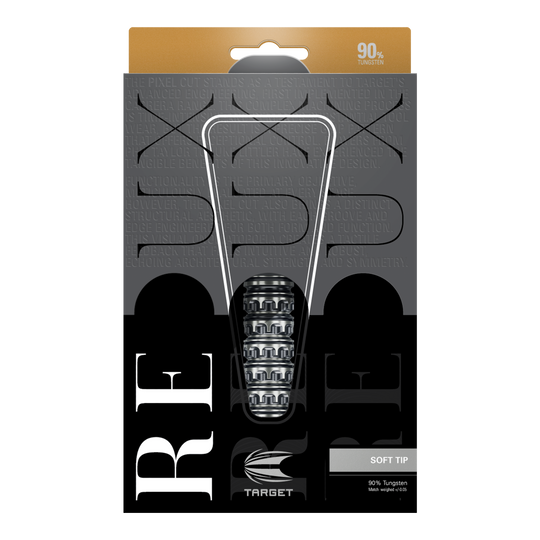 Target Redux 10 Softdarts - 18g ist auf diesem Bild zu sehen. Die Darts sind für das Softdartspiel geeignet.