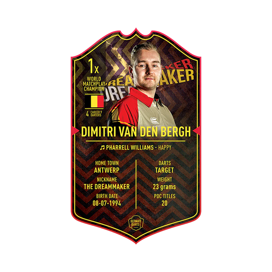 Ultimate Darts Card - Dimitri Van Den Bergh - Bersaglio
