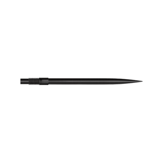 Punte per freccette Harrows Quick Point - Nere Abgebildet ist das Produkt 'QP24049_Harrows_QuickPoint_Dartspitzen_Schwarz_35mm_2'. Es sind schwarze Dartspitzen zu sehen.