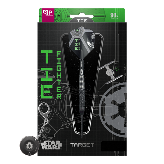Freccette in acciaio con punta svizzera Target Star Wars Tie Fighter Abgebildet ist das Produkt Target Star Wars Tie Fighter Swiss Point Steeldarts. Das Produkt ist speziell für Fans von Star Wars und Dartspielern geeignet.
