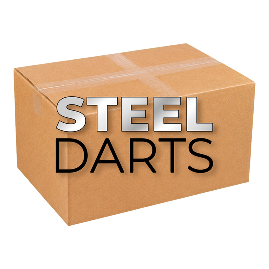 Scatola misteriosa McDart - Steeldarts Hier sieht man die McDart Mystery-Box - Steeldarts. Die Box bietet eine spannende Auswahl an Steeldart-Zubehör und Produkten.