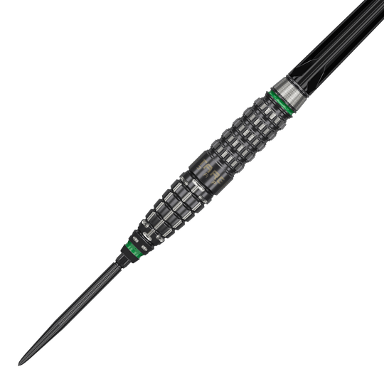 Zu sehen sind die Target Japan Prime Series Akito Yamagata Scream GEN2 Swiss Point Steeldarts - 23g. Diese Darts überzeugen durch ihre hochwertige Verarbeitung und ihr sportliches Design.