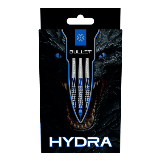 Freccette in acciaio Bullet Hydra Das Bild zeigt Bullet Hydra Steeldarts. Diese Steeldarts eignen sich für präzises und professionelles Dartspiel.