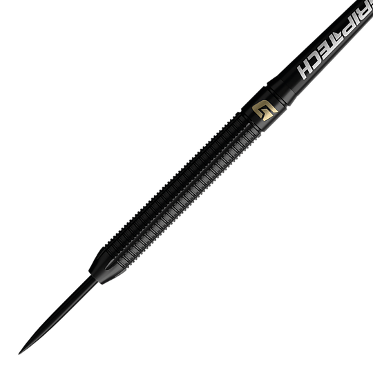 Freccette in acciaio al tungsteno nero GOAT Athlete Hier ist ein weiteres Bild der GOAT Athlete Black Tungsten Steeldarts zu sehen. Die Steeldarts zeichnen sich durch ein modernes und robustes Design aus.