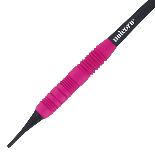 Softdarts rosa gommati Unicorn Core Plus - 19 g