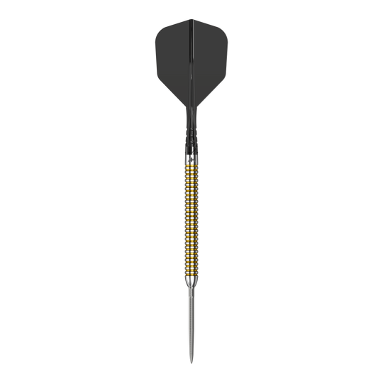 Freccette in acciaio Mission Mike De Decker V2 R2.5 Das Bild zeigt Mission Mike De Decker V2 R2.5 Steeldarts. Diese Darts sind für das Steeldartspiel geeignet.