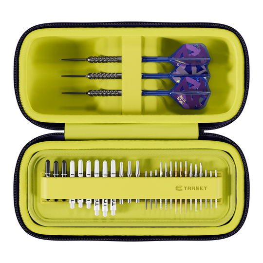 Target Boa Dartcase Luke Littler Nato per vincere Campione del mondo Zu sehen ist das Target Boa Dartcase Luke Littler Born To Win World Champion. Es schützt und transportiert Darts und Zubehör.
