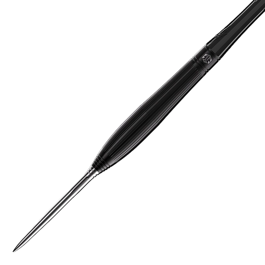 Freccette in acciaio Caliburn Chord C3 - 22,5 g Zu sehen ist der Caliburn Chord C3 Steeldart mit einem Gewicht von 22,5g. Das Bild zeigt Details des Dartpfeils für den professionellen Einsatz.