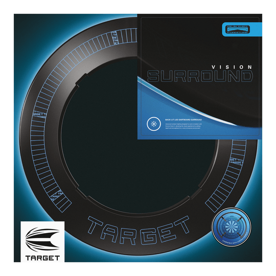 Target per freccette Target Corona Vision con tacche e illuminazione integrata.