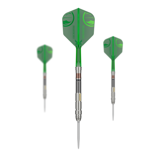 Target Star Wars Luke Skywalker Jedi Knight Lightsaber Limited First Edition Darts - 24 g Abgebildet sind die Target Star Wars Luke Skywalker The Jedi Knight Light Saber Limited Edition Steeldarts mit einem Gewicht von 24g. Das Produkt ist inspiriert von Luke Skywalker aus Star Wars und zeichnet sich durch ein einzigartiges Design aus.