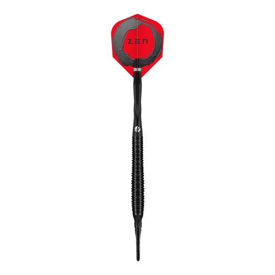 Freccette morbide Shot ZEN Torpedo - 20 g Das Bild zeigt die Shot ZEN Torpedo Softdarts - 20g. Es handelt sich um einen hochwertigen Softdart-Pfeil.