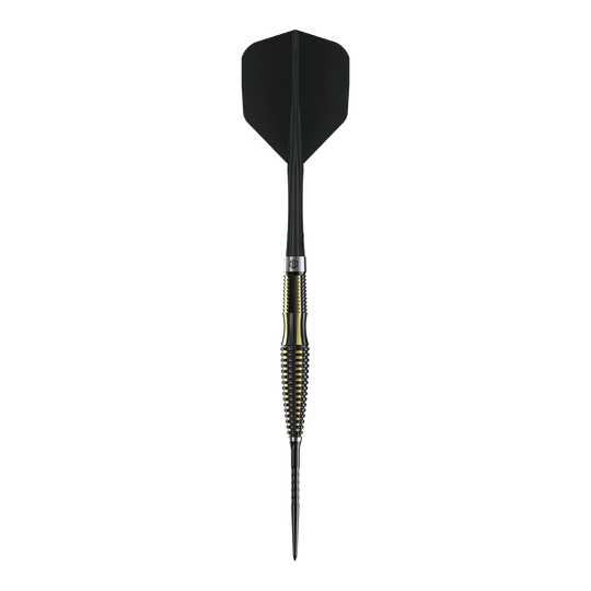 Freccette in acciaio Caliburn V-Series V1 Das Bild zeigt die Caliburn V-Series V1 Steeldarts. Diese Darts sind ideal für anspruchsvolle Spieler geeignet.