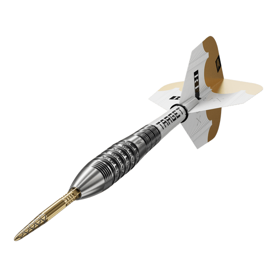 Freccette in acciaio Target Redux 02 Swiss Point Abgebildet sind die Target Redux 02 Swiss Point Steeldarts. Das Produkt eignet sich hervorragend für das Dartspiel zu Hause oder im Verein.