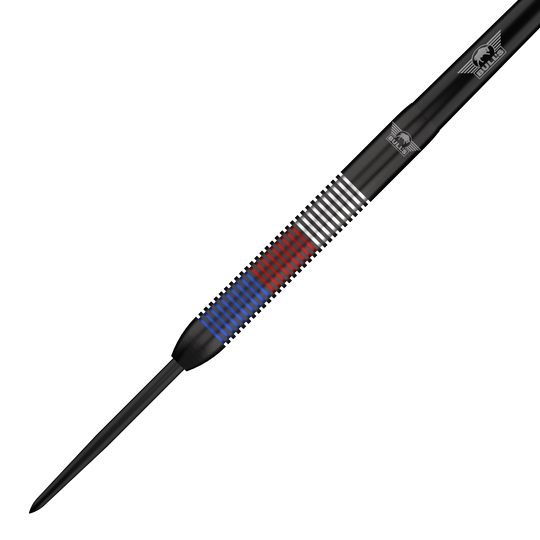 Bulls NL Karel Sedlacek E2 freccette in acciaio - 24 g Zu sehen sind die Bulls NL Karel Sedlacek E2 Steeldarts mit 24 Gramm Gewicht. Das Produkt richtet sich an Dartspieler, die Wert auf professionelle Ausrüstung legen.