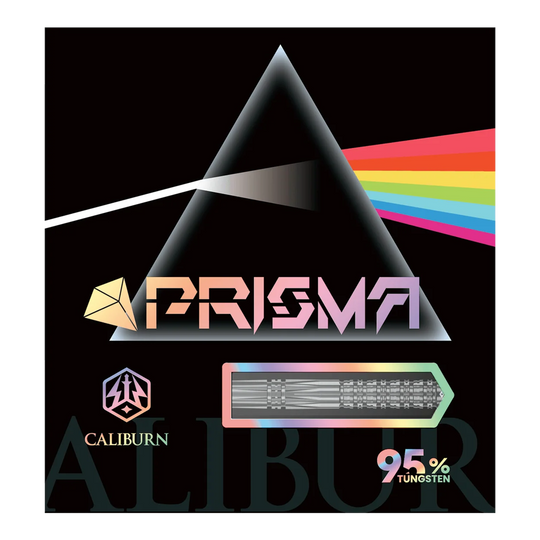 Freccette morbide Caliburn Prisma P2 - 20 g Auf dem Bild sind die Caliburn Prisma P2 Softdarts in der 20g Variante zu sehen. Das Produkt besticht durch sein attraktives Design und seine Qualität.