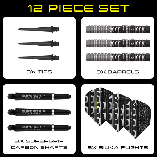 Freccette morbide Dave Chisnall Chizzy Series 4 di Harrow Zu sehen sind die Harrows Dave Chisnall Chizzy Series 4 Softdarts. Diese Softdarts bieten eine ausgezeichnete Qualität für Dartliebhaber.
