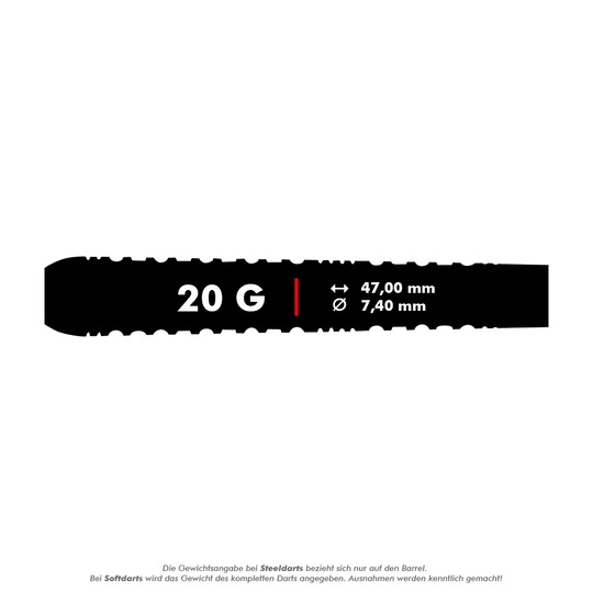 Shot ZEN Jutsu 2.0 freccette morbide - 20g