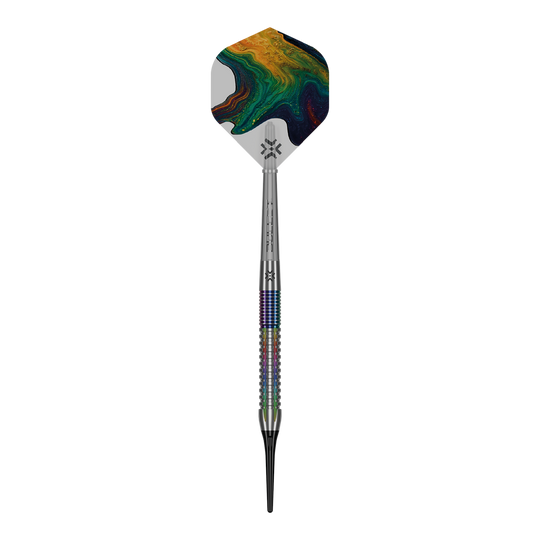 Freccette morbide Bullet Diesel V2 - 20 g Hier sieht man die Bullet Diesel V2 20g Soft Darts. Die Darts eignen sich gut für das Softdartspiel.