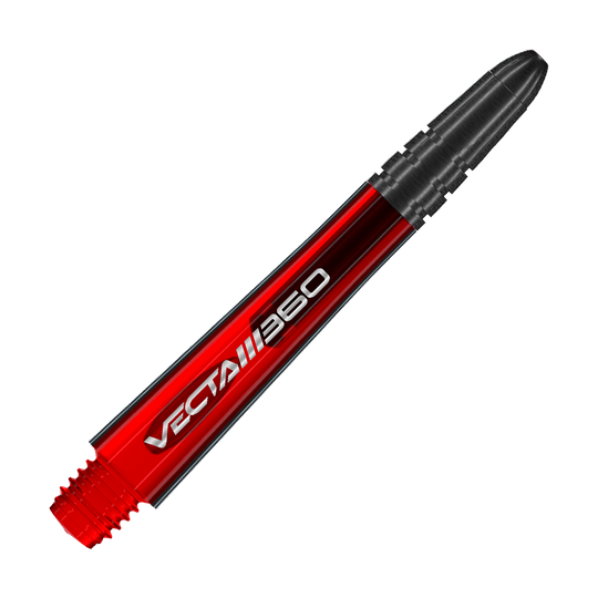 Aste Winmau Vecta Blade 360 - Rosse Abgebildet ist ein Dart-Schaft mit der Bezeichnung 7025-219_Winmau_Vecta_Blade360_Shafts_Rot_40mm_2. Das Produkt ist rot und eignet sich für verschiedene Dartpfeile.