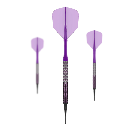 Dardi morbidi Caliburn Awakening ET - 20,5 g Zu sehen ist ein Artikel namens CB1896_Caliburn_Awakening_ET_Softdarts_1Set. Wahrscheinlich handelt es sich um ein Set von Softdarts.