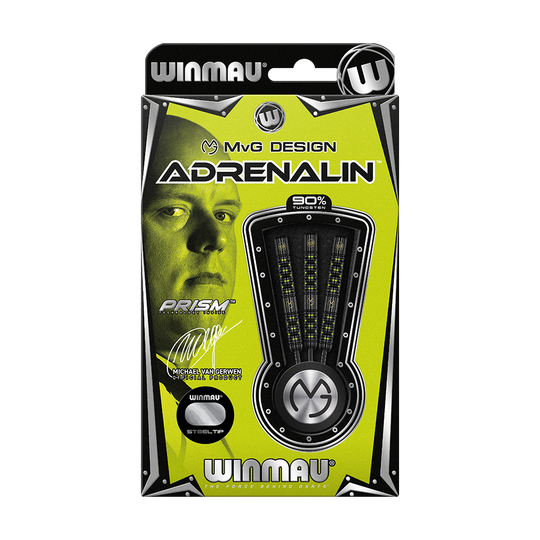 Winmau Michael Van Gerwen MvG Freccette in acciaio Adrenalin