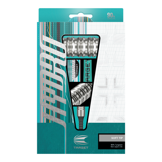 Target Hydro 12 freccette morbide Zu sehen sind die Target Hydro 12 Softdarts. Sie bieten eine gute Griffigkeit und Balance.