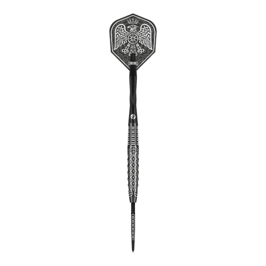 Freccette in acciaio Shot Goths Wulfaz Turbo Point - 23 g Hier ist ein weiteres Detailbild der Shot Goths Wulfaz Turbo Point Steeldarts - 23g. Das Bild hebt die Qualität und das Material hervor.