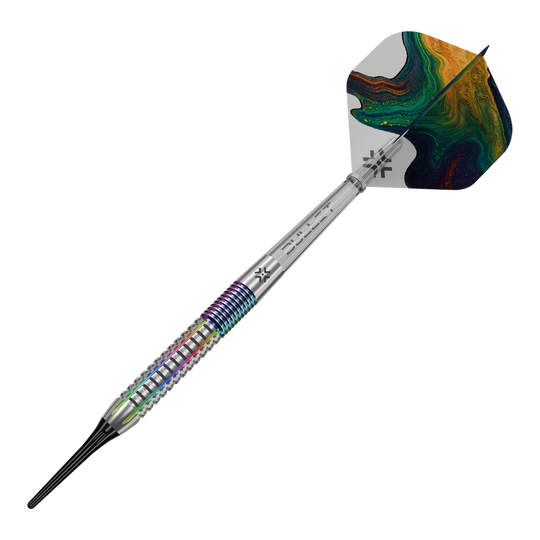 Freccette morbide Bullet Diesel V2 - 20 g Das Bild zeigt die Bullet Diesel V2 20g Soft Darts. Dieses Produkt ist für Softdartspiele geeignet.