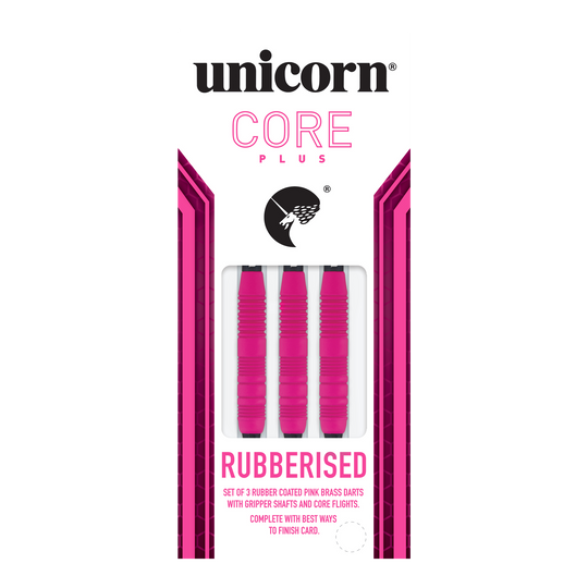 Softdarts rosa gommati Unicorn Core Plus - 19 g